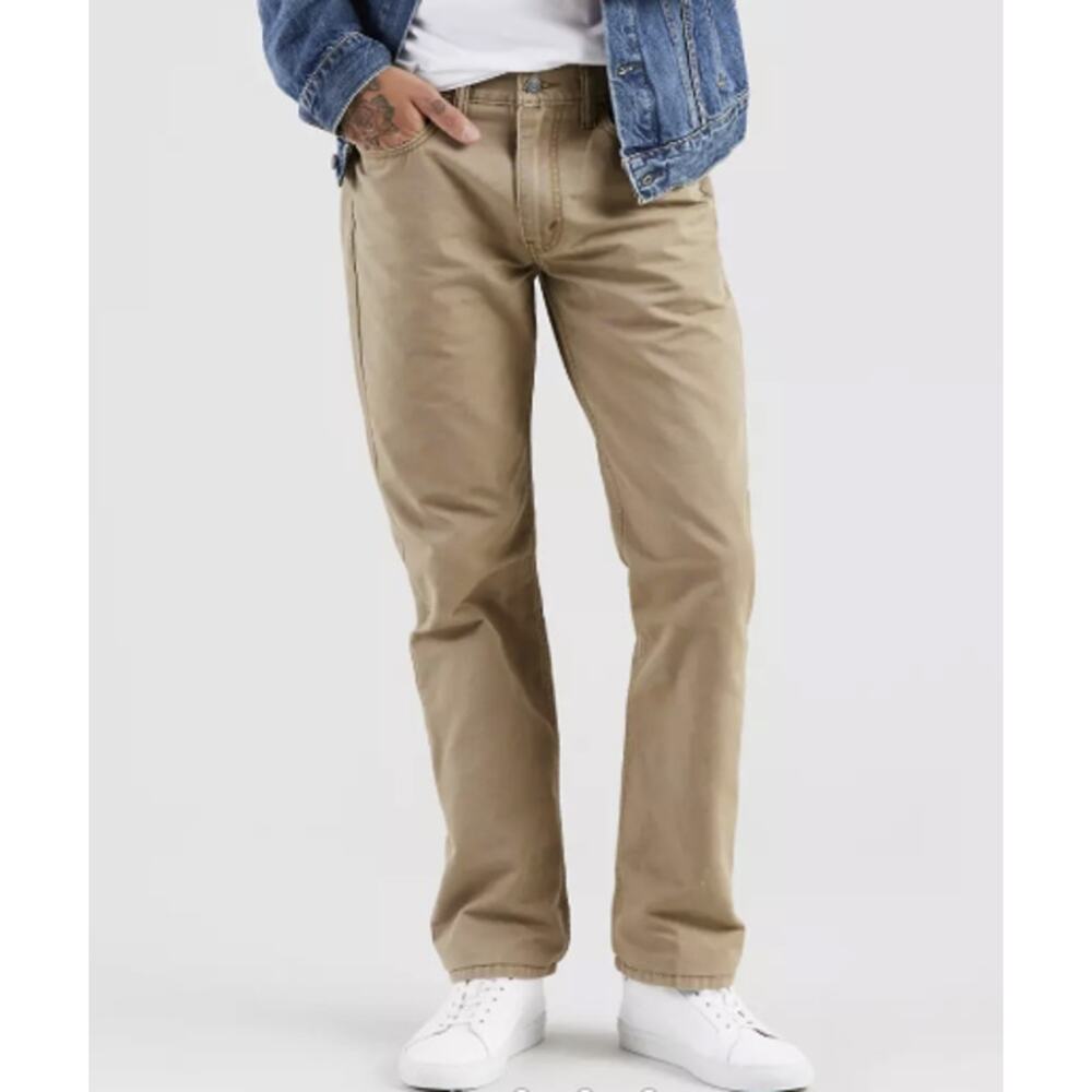 Levi's Classic 514 Straight Fit Jeans (36x35) Canvas Brown 00514-0692